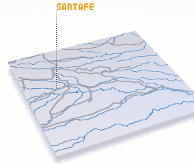 3d view of Santa Fé