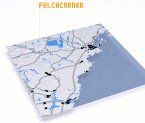 3d view of Felch Corner