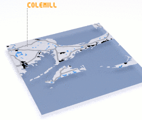 3d view of Cole Mill