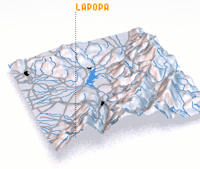 3d view of La Popa