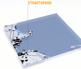 3d view of Straits Pond