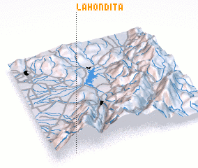 3d view of La Hondita