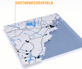 3d view of South Parsonsfield