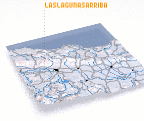 3d view of Las Lagunas Arriba