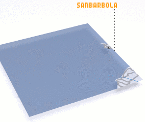 3d view of San Barbola