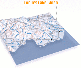 3d view of La Cuesta del Jobo