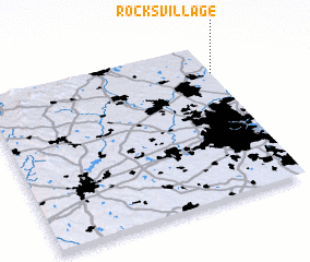 3d view of Rocks Village