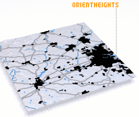 3d view of Orient Heights