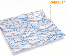 3d view of Corcolén