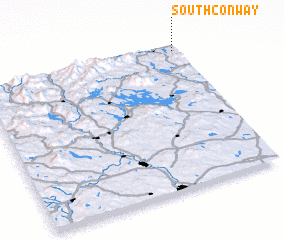 3d view of South Conway