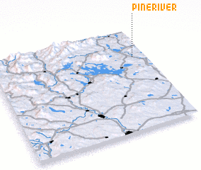 3d view of Pine River