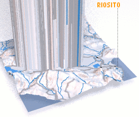 3d view of Río Sito