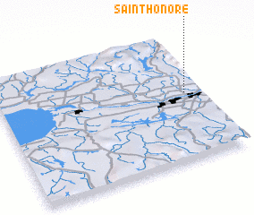 3d view of Saint-Honoré