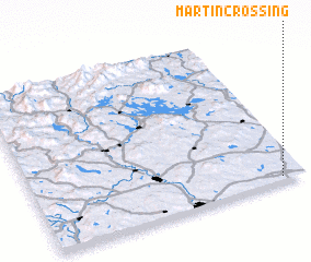 3d view of Martin Crossing