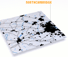 3d view of North Cambridge