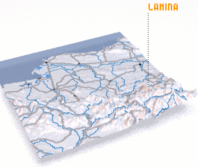 3d view of La Mina