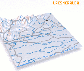 3d view of La Esmeralda