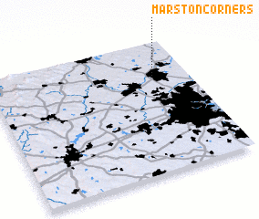 3d view of Marston Corners