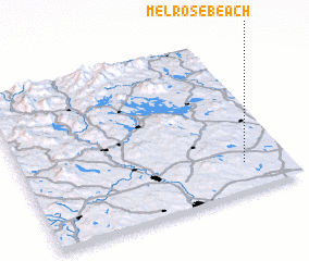 3d view of Melrose Beach