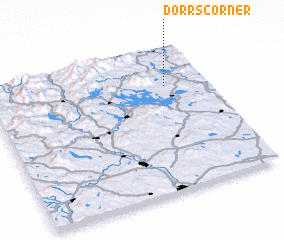 3d view of Dorrs Corner