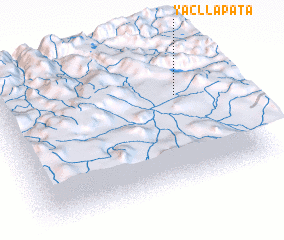 3d view of Yaclla Pata