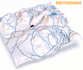 3d view of Pasto Grande