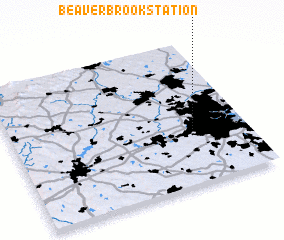 3d view of Beaver Brook Station