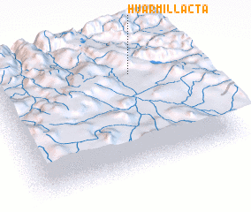 3d view of Huarmillacta