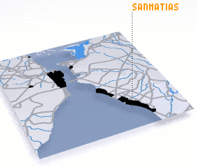 3d view of San Matías