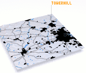 3d view of Tower Hill