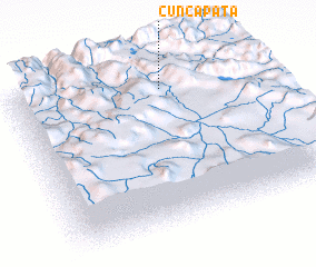 3d view of Cuncapata