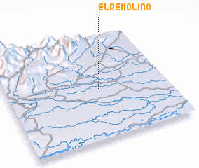 3d view of El Remolino