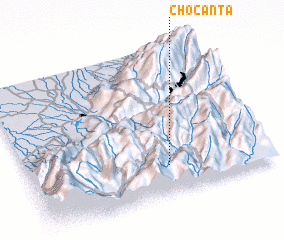 3d view of Chocantá