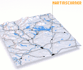 3d view of Martins Corner