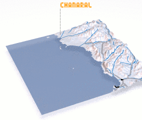 3d view of Chañaral