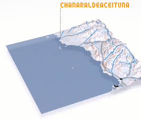 3d view of Chañaral de Aceituna