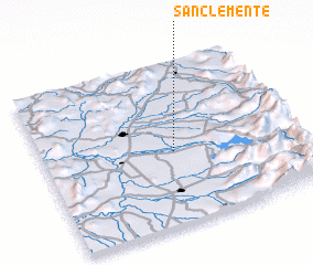 3d view of San Clemente