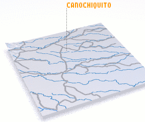 3d view of Caño Chiquito