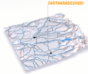 3d view of Santa Ana de Queri