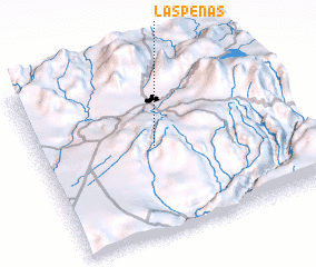 3d view of Las Peñas