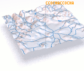 3d view of Ccocha Ccocha