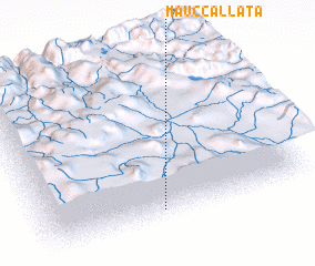 3d view of Mauccallata