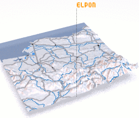 3d view of El Pon