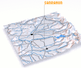 3d view of San Ramón