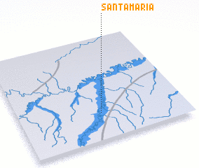 3d view of Santa Maria