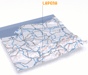 3d view of La Peña