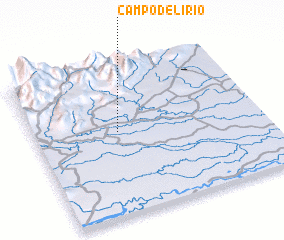 3d view of Campo Delirio