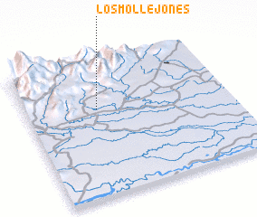 3d view of Los Mollejones