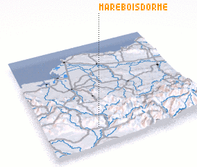 3d view of Mare Bois dʼOrme