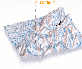 3d view of El Cacique